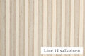 <b>Verhoilukangas Line 12 valkoinen</b>