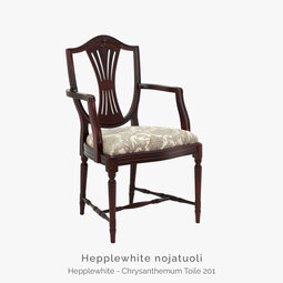 Hepplewhite nojatuoli Chrysanthemum Toile