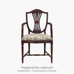 Hepplewhite nojatuoli Chrysanthemum Toile