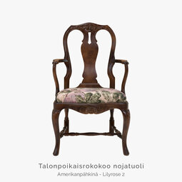Talonpoikaisrokokoo nojatuoli, Lauritzon Lilyrose 2