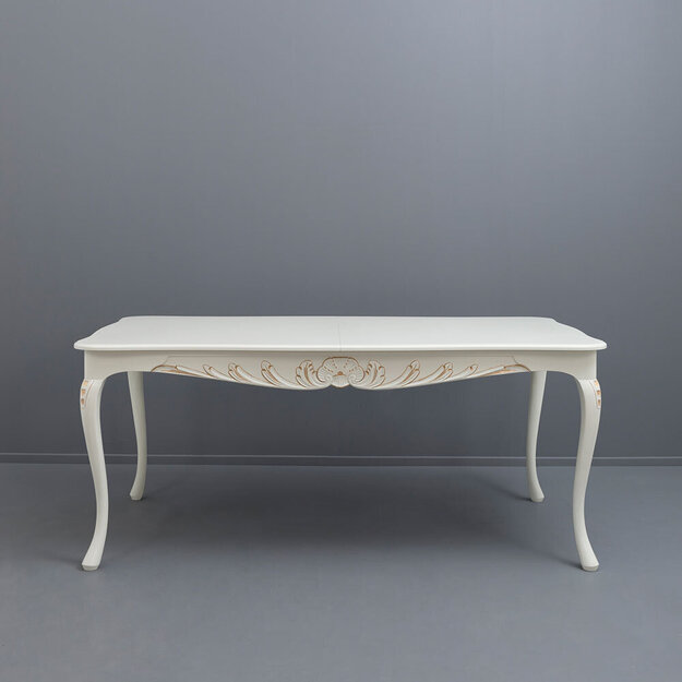 Talonpoikaisrokokoo ruokapöytä, 175 x 95 cm